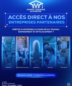 Réseau d’entreprises partenaires Maroc Training Académie